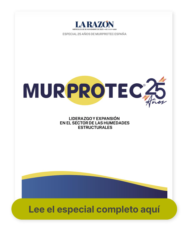 Estrategia de comunicación y marca para Murprotec, por su 25 aniversario. Especial desarrollado por La Razón.