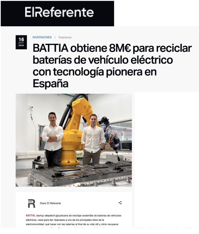 Comunicación hito financiación a medios - El referente